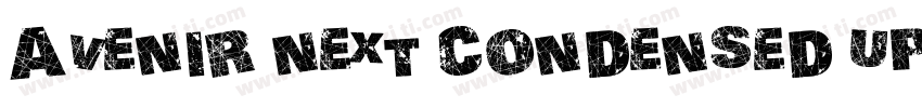 AVENIR NEXT CONDENSED UPPER Case字体转换